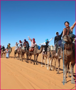 Trip from Tangier to Merzouga desert and Marrakech for 3 days